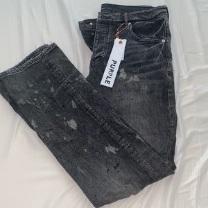 Men’s bootcut purple denim | size: 36